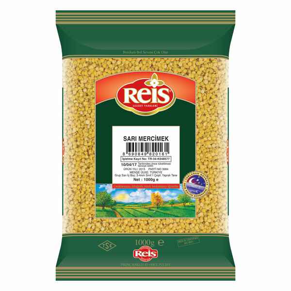 Reis Sarı Mercimek 1 kg