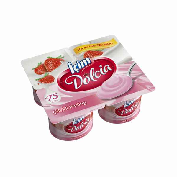 Dolcia Çilekli Puding 4lü