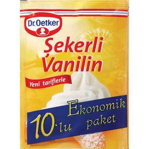 Dr Oetker Şekerli Vanilin Ekonomik 10lu Paket