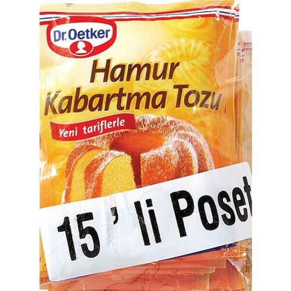 Dr Oetker Hamur Kabartma Tozu 15li