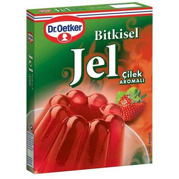 Dr Oetker Çilek Aromalı Bitkisel Jel 100 g