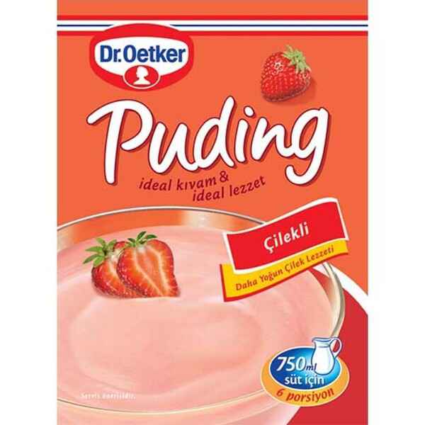 Dr Oetker Toz Puding Çilek Aromalı 125 g