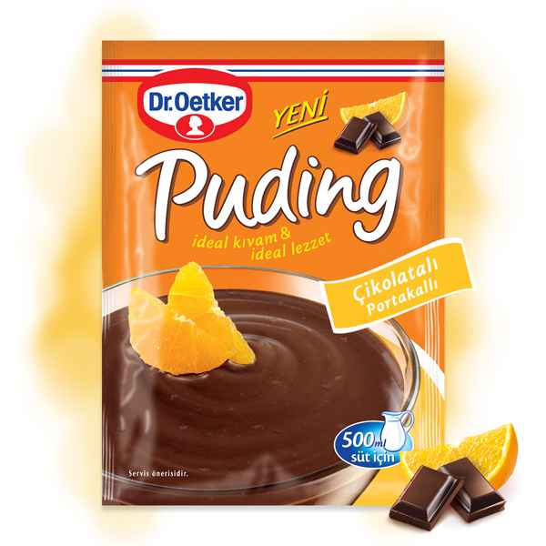 DrOetker Puding Çikolatalı Portakallı 102 g