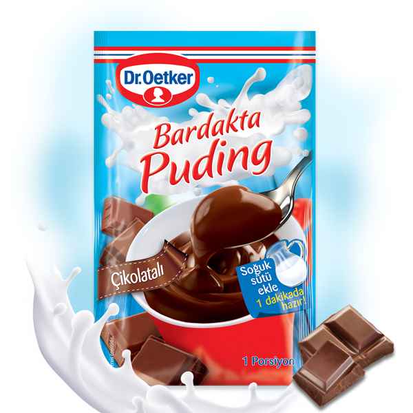 DrOetker Bardakta Puding Çikolatalı1 Porsiyon