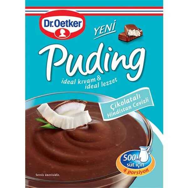 Dr Oetker Çikolatalı ve Hindistan Cevizli Puding 105 g