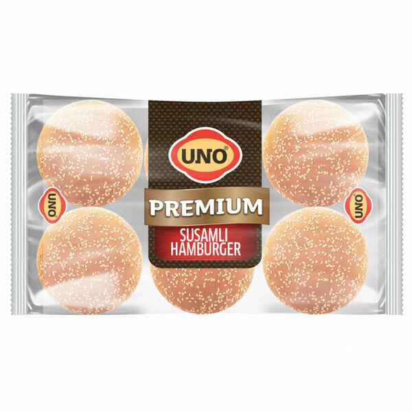 Uno Premium Susamlı Büyük Hamburger 6lı 510 g