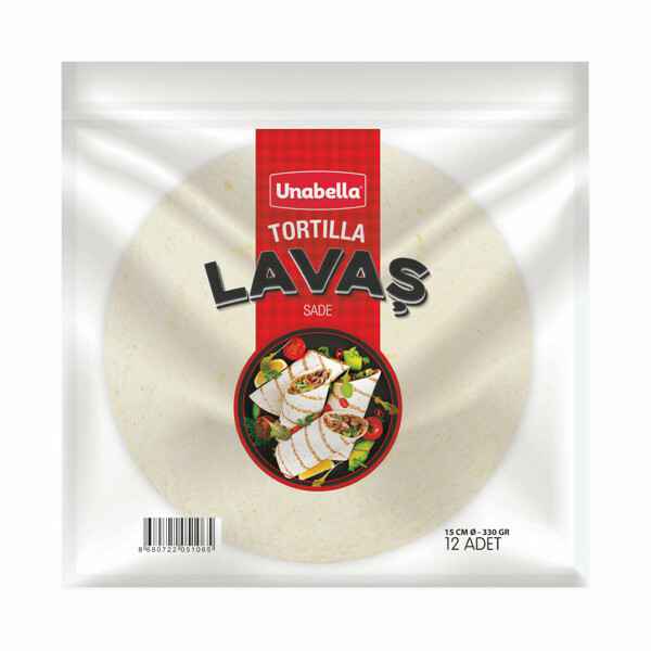 Unobella Tortilla 15 cm Sade 12li