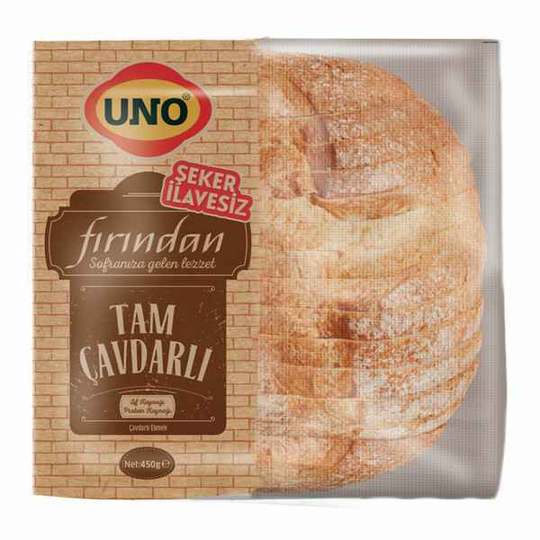 Uno Fırından Tam Çavdarlı Ekmek 450 g