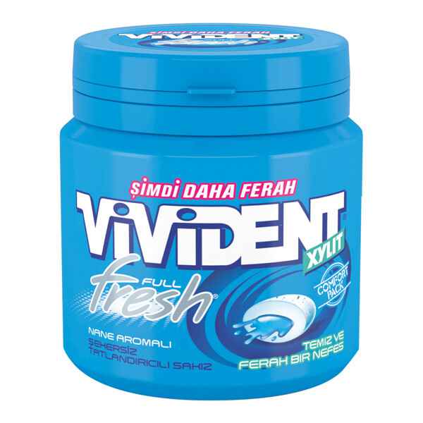 Vivident Full Fresh Sakız Nane Aromalı 96 g Şişe