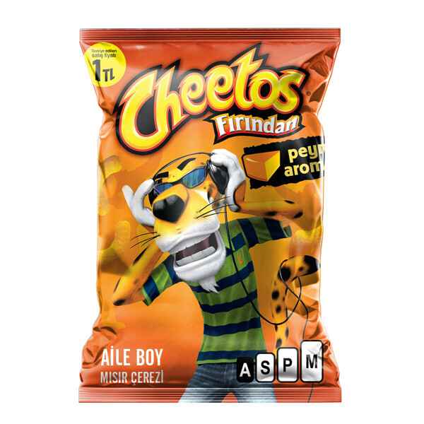 Cheetos Fırından Peynir Aromalı Mısır Cipsi Aile Boy 25 g
