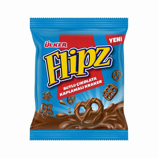 Ülker Flipz Sütlü Çikolata Kaplamalı Kraker 60 g