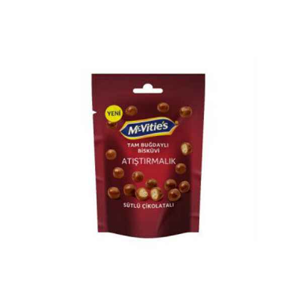 McvitieS Tam Buğdaylı Sütlü Çikolatalı Atıştırmalık 67 G