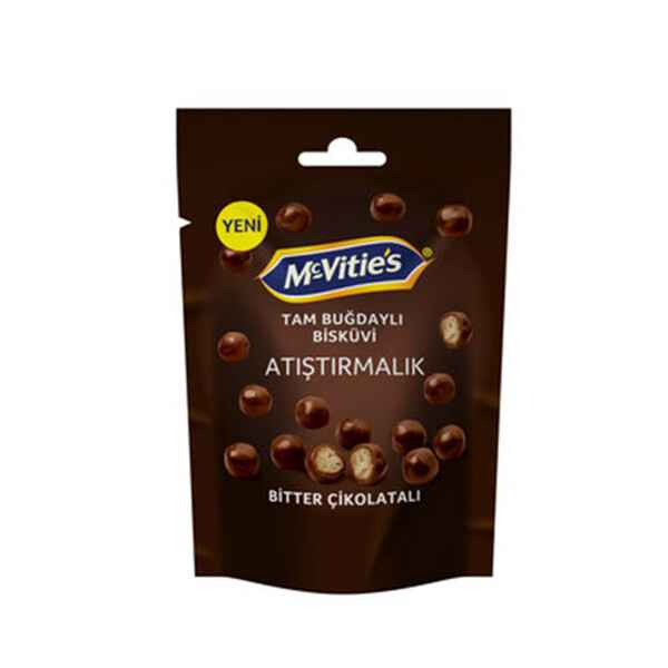 McvitieS Tam Buğdaylı Bitter Çikolatalı Atıştırmalık 67 G