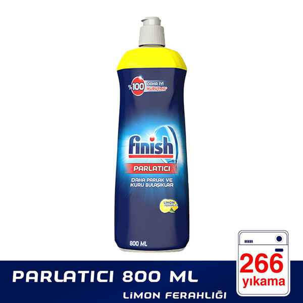 Finish Bulaşık Makinesi Deterjanı Makine Parlatıcı Limon 800 ml