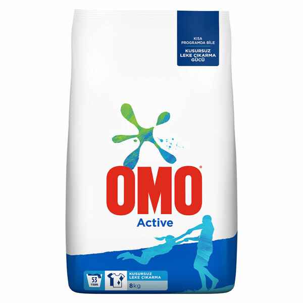 Omo 8 Kg Active 53 Yıkama Çamaşır Deterjanı
