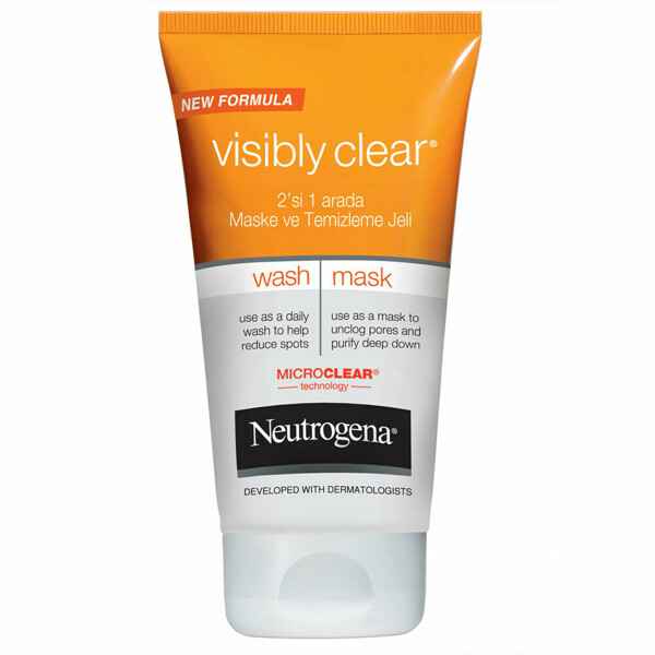 Neutrogena Visibly Clear 2in1 Maske ve Temizleme Jeli 150 ml