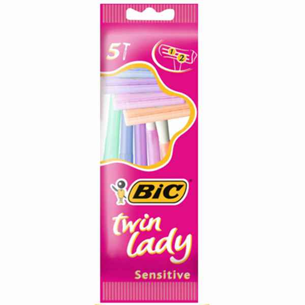 BIC Twin Lady Tıraş Bıçağı Poşet 5li