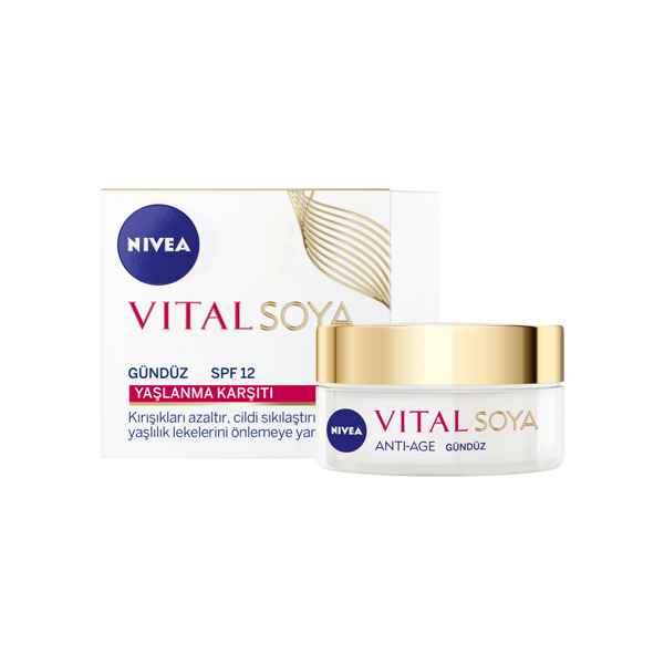 Nivea Vıtal Soya Yaşlanma Karşıtı  Leke Giderici Gündüz Bakım Kremi 50 ml