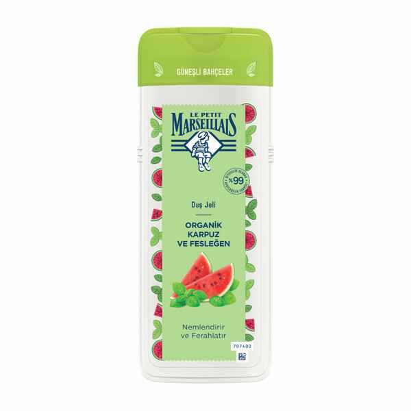 Le Petit Marseillais Duş Jeli Organik Karpuz ve Fesleğen 400 ml