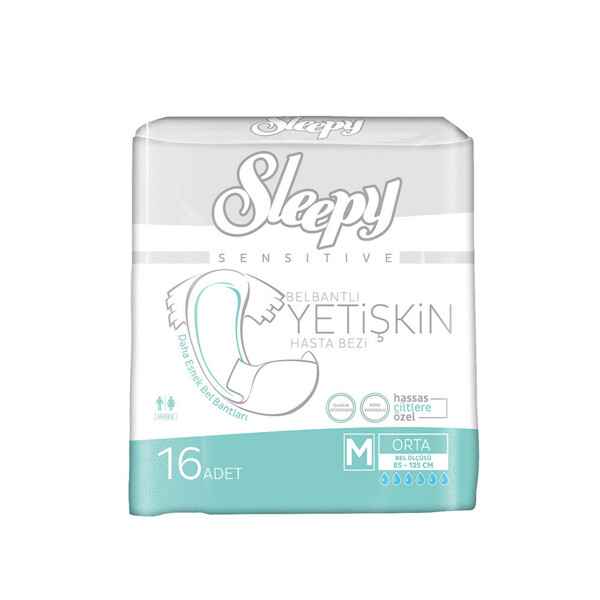 Sleepy Sensitive Medium Hasta Bezi 16lı