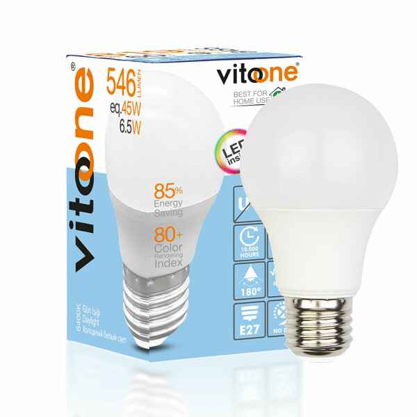 Vitoone Basis2  G45  65W LED E27 6400K GLB